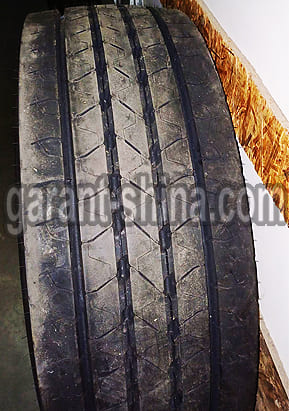 Goodyear S206 FUELMAX II (рулевая) 315/70 R22.5 156/150L 20PR - Фото реального протектора